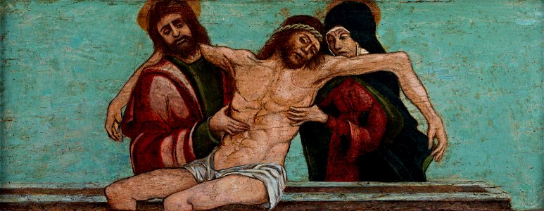 Giovanni Bellini - Pietà with Saint John the Evangelist - MNK XII-A-617 - National Museum Kraków