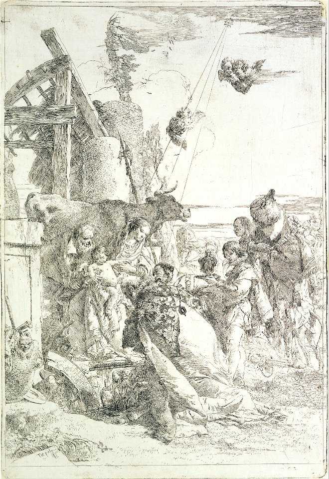 Giovanni Battista Tiepolo - Adoration of the Magi - Google Art Project