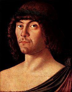 Giovanni Bellini - Portrait of a Humanist - WGA01674. Free illustration for personal and commercial use.