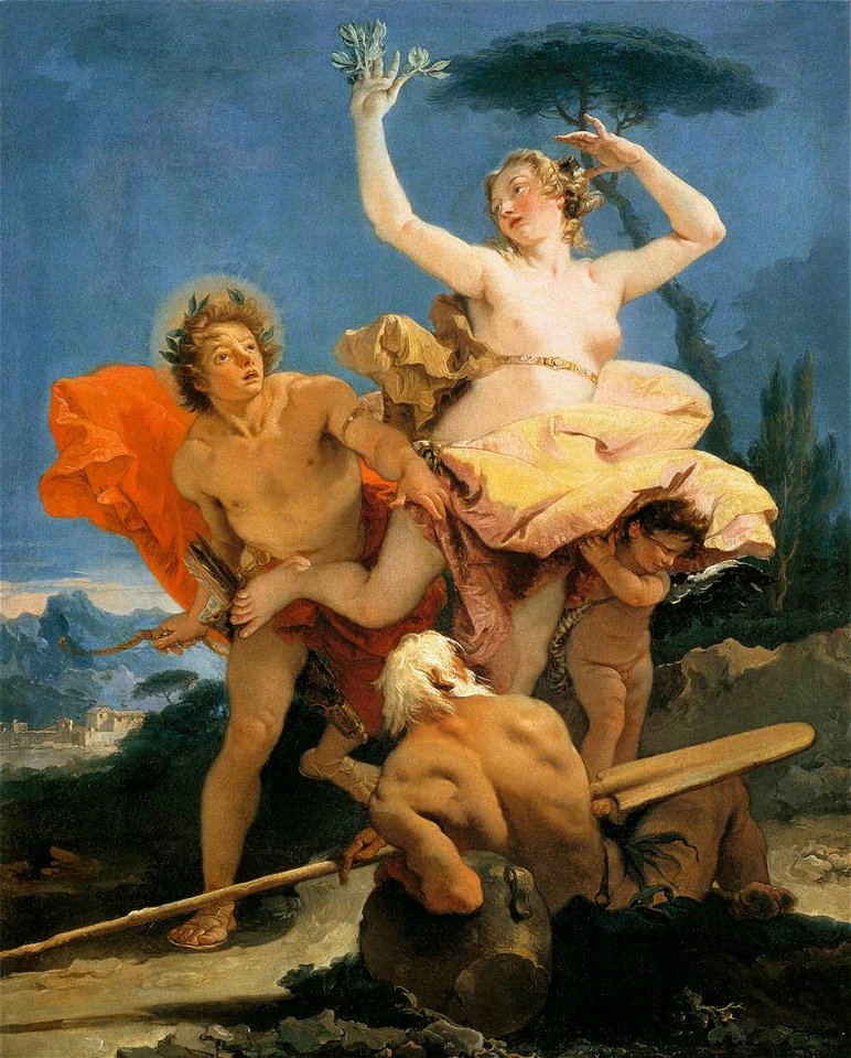 Giovanni Battista Tiepolo - Apollo and Daphne - WGA22293