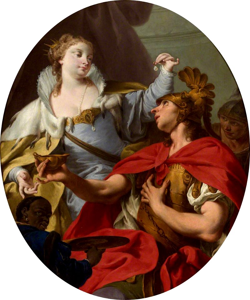 Giovanni Battista Pittoni the younger (1687-1767) - Cleopatra and the Pearl - 266903 - National Trust