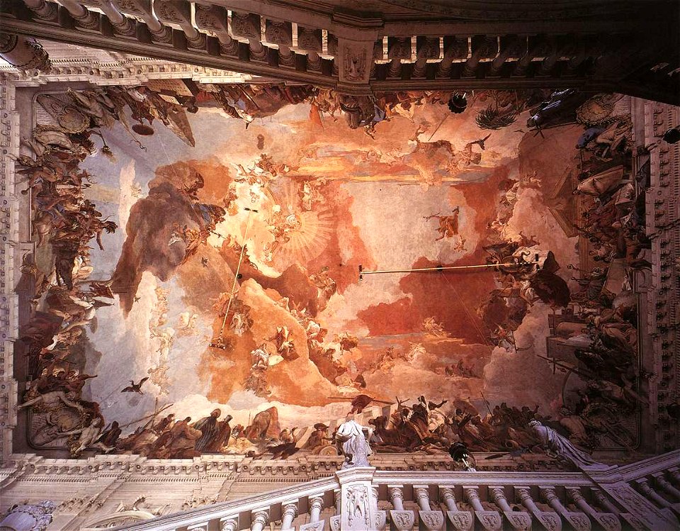 Giovanni Battista Tiepolo - Apollo and the Continents - WGA22323