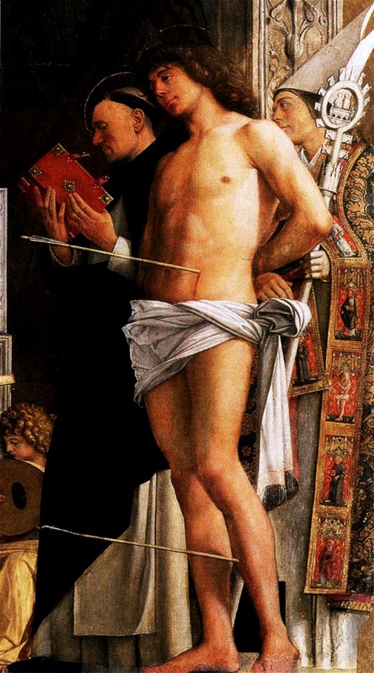 Giovanni Bellini - San Giobbe Altarpiece (detail) - WGA1707
