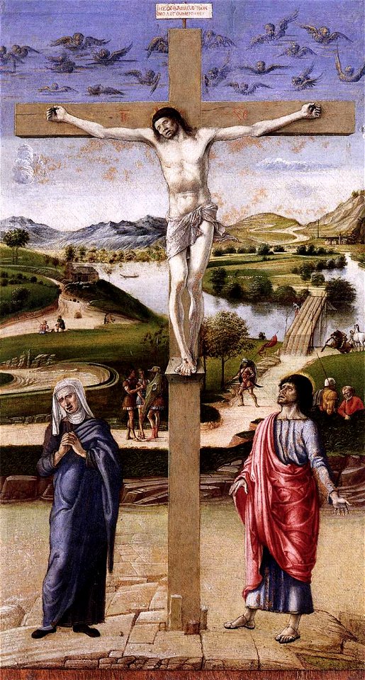 Giovanni bellini, crocifissione del museo correr