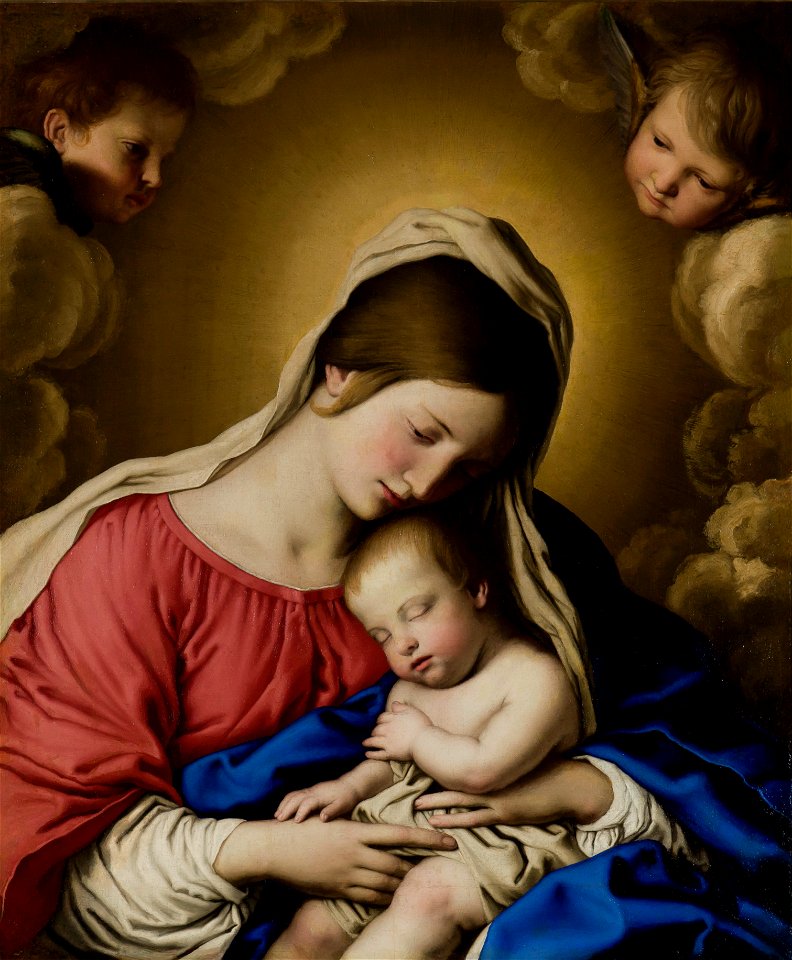 Giovanni Battista Salvi (called Il Sassoferrato) - Madonna and Child - 10-1961 - Saint Louis Art Museum