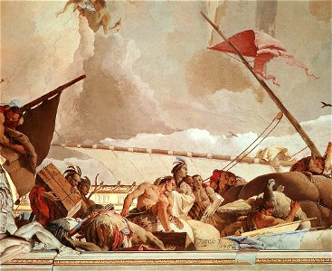 Giovanni Battista Tiepolo - Glory of Spain (detail) - WGA22366