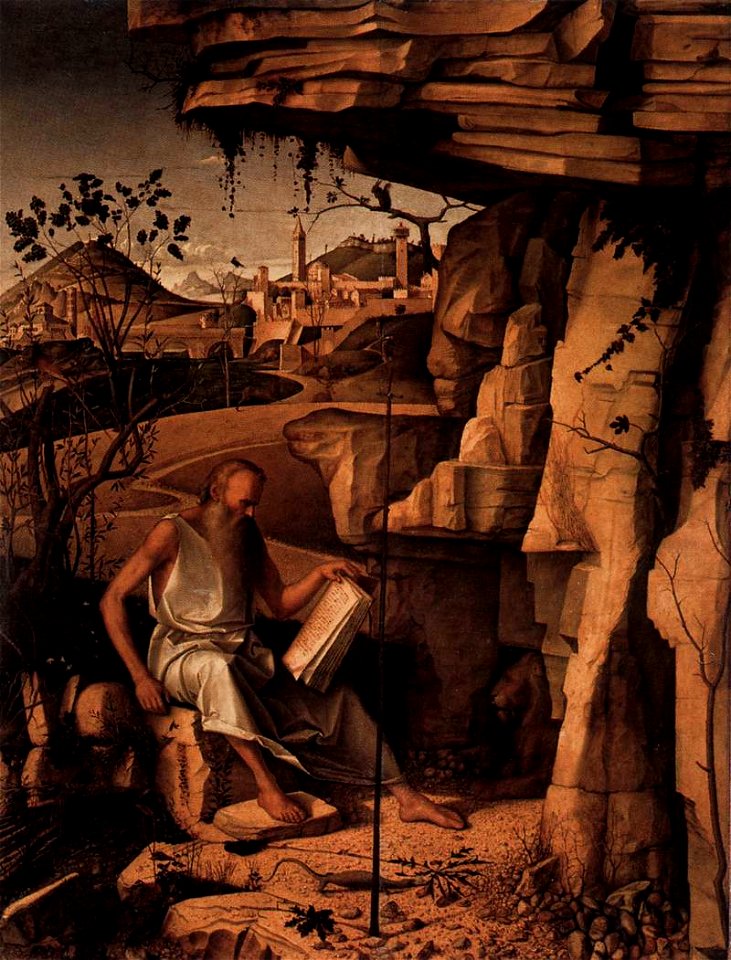 Giovanni bellini, san girolamo contini bonacossi 01