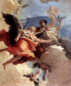 Giovanni Battista Tiepolo - Allegory of Strength and Wisdom - WGA22288