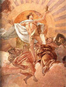 Giovanni Battista Tiepolo - Apollo and the Continents (detail) - WGA22324