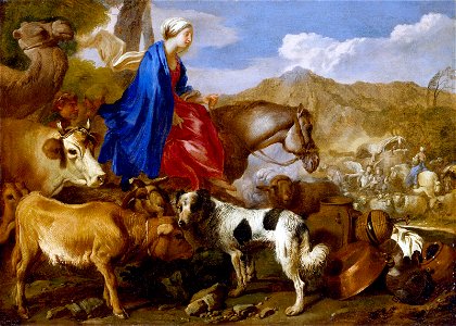 Giovanni Benedetto Castiglione - Journey of Rebecca - BF.2004.11 - Museum of Fine Arts