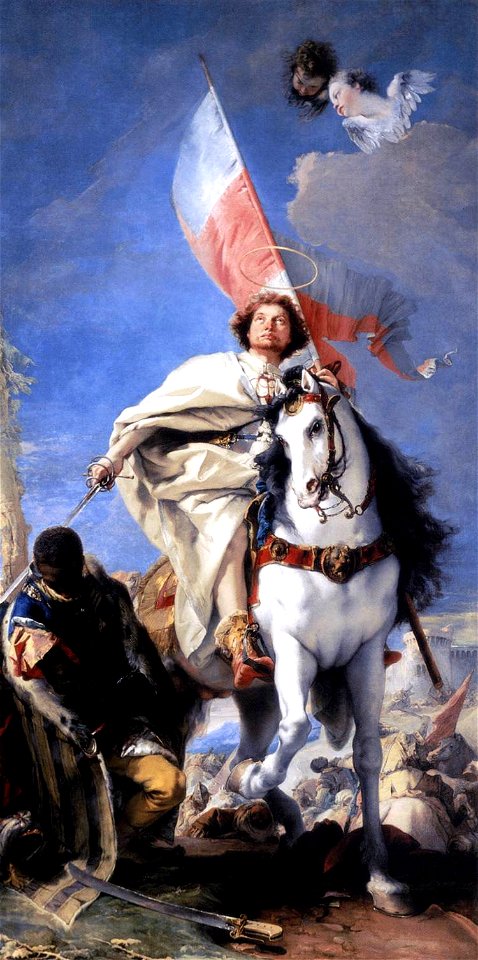 Giovanni Battista Tiepolo - St James the Greater Conquering the Moors - WGA22297