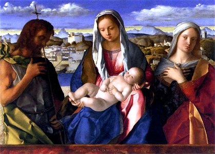 Giovanni bellini, sacra conversazione giovanelli