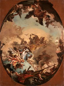 Giovanni Battista Tiepolo - The Coronation of the Virgin - Google Art Project