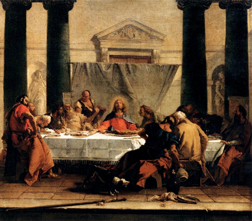 Giovanni Battista Tiepolo - The Last Supper - WGA22295