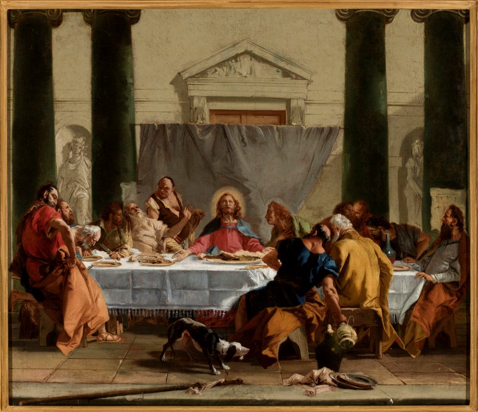 Giovanni Battista Tiepolo - Last Supper - M.Ob.7 MNW - National Museum in Warsaw