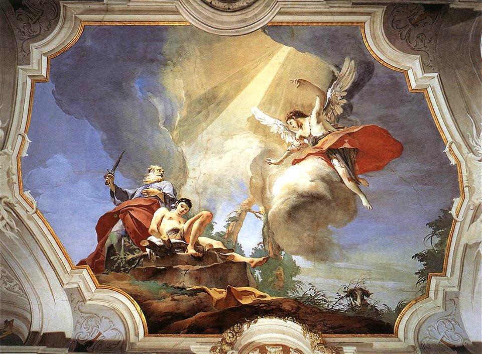 Giovanni Battista Tiepolo - The Sacrifice of Isaac - WGA22246