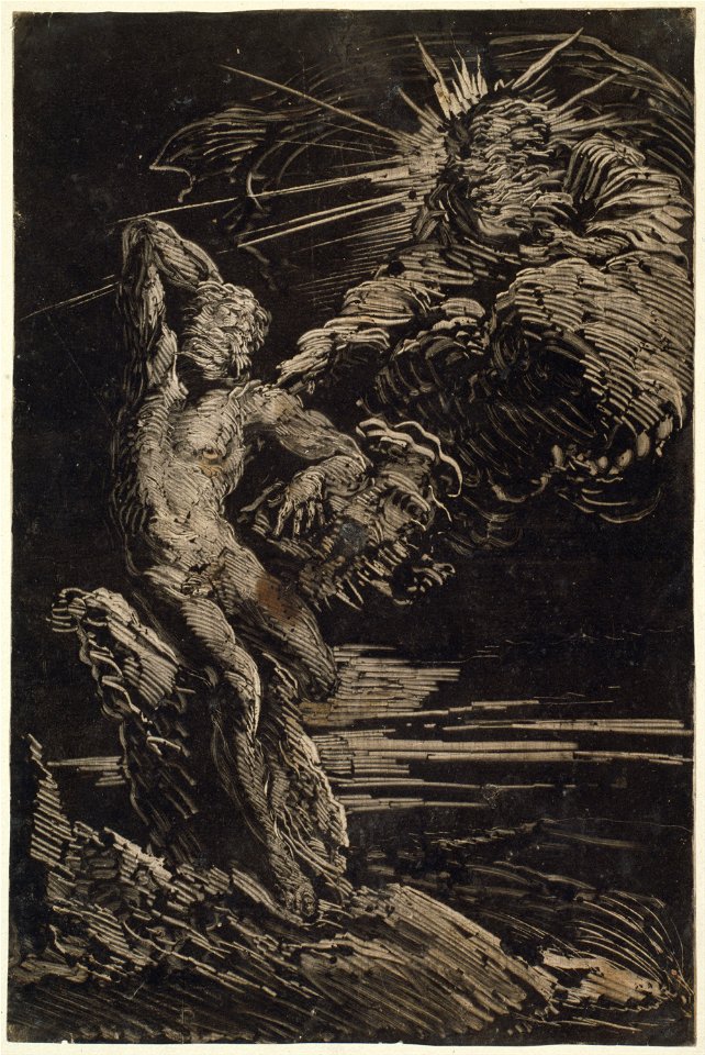 Giovanni Benedetto Castiglione - The Creation of Adam - Google Art Project