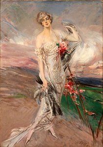 Giovanni Boldini - Portrait of Mrs. Peter Cooper Hewitt - 57.044 - Rhode Island School of Design Museum
