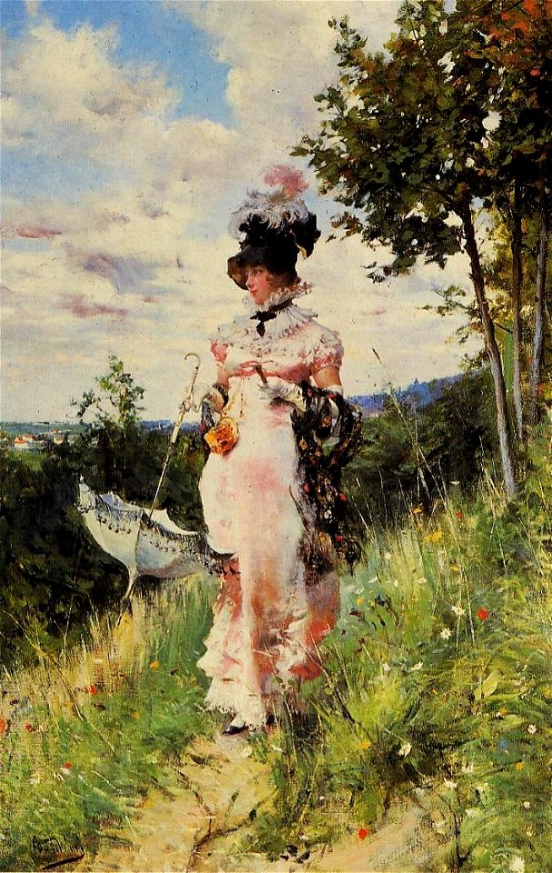 Giovanni Boldini The Summer Stroll
