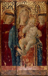 Giovanni Boccati - Madonna and Child - y1962-55 - Princeton University Art Museum. Free illustration for personal and commercial use.