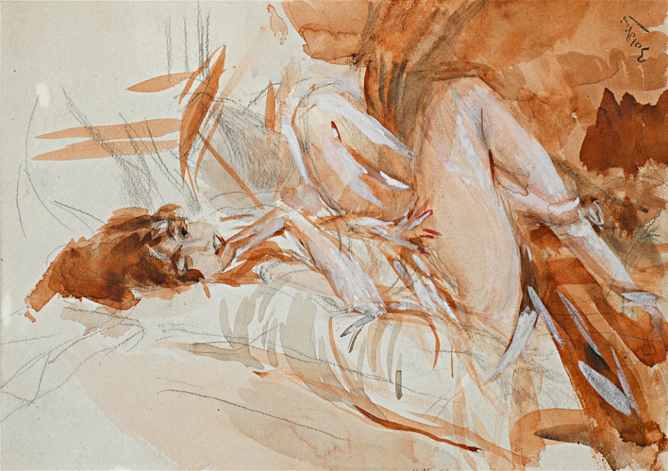 Giovanni Boldini - Reclining Lady