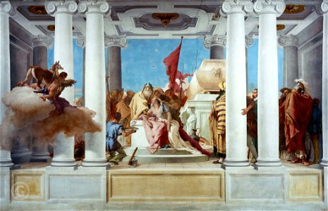 Giovanni Battista Tiepolo - The Sacrifice of Iphigenia - Villa Valmarana