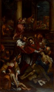 Giovanni Bonatti - Saint Charles of Borromeo among Plague Victims - O 2258 - Slovak National Gallery