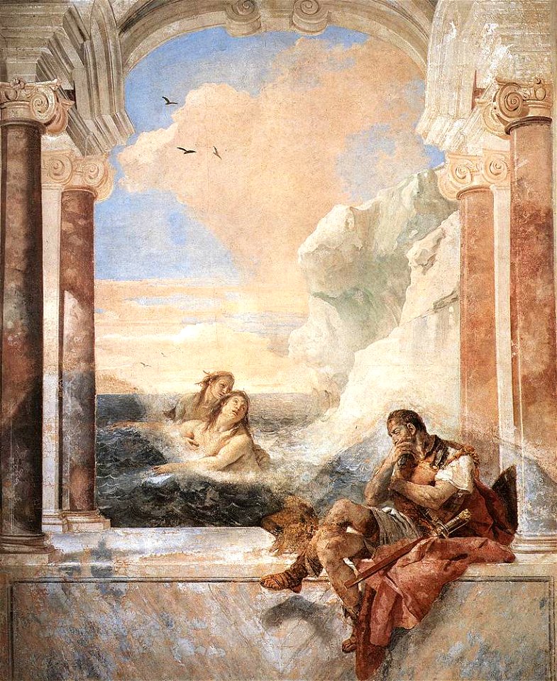 Giovanni Battista Tiepolo - Thetis Consoling Achilles - WGA22339