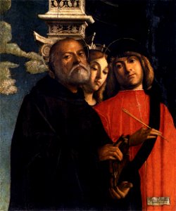 Giovanni Buonconsiglio - Sts Benedict, Thecla, and Damian - WGA03684