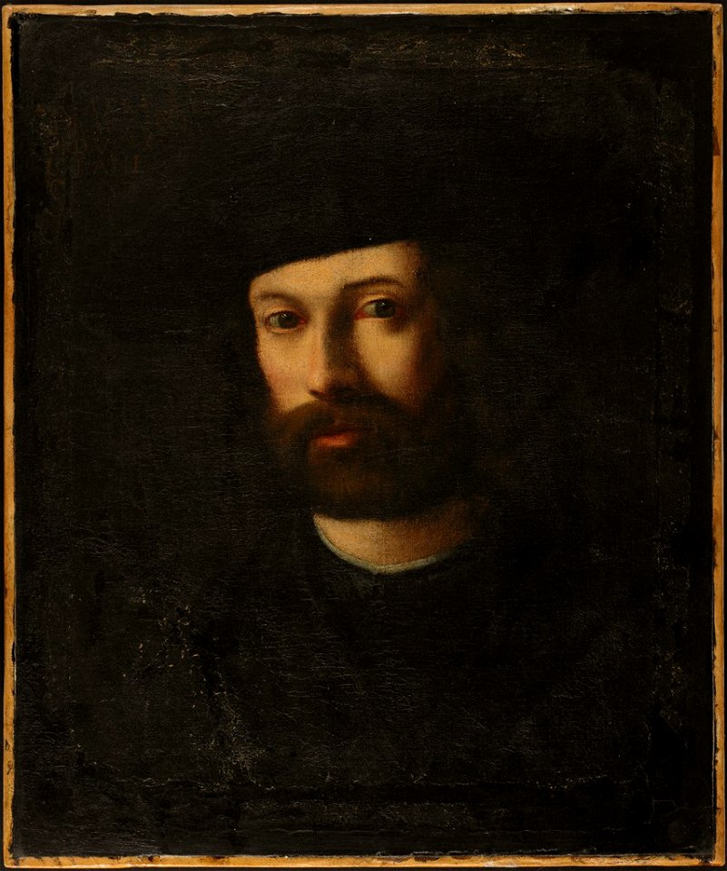 Giovanni Cariani - Portrait of a Man - 1932.67 - Fogg Museum