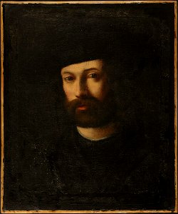 Giovanni Cariani - Portrait of a Man - 1932.67 - Fogg Museum