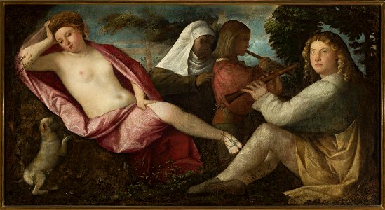 Giovanni Cariani - Village concert - M.Ob.954 - National Museum in Warsaw