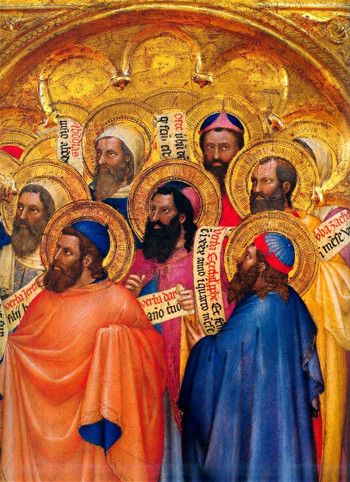 Giovanni da Milano, Choir of Prophets, Ognissanti Polyptych, Uffizi