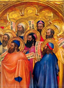 Giovanni da Milano, Choir of Prophets, Ognissanti Polyptych, Uffizi