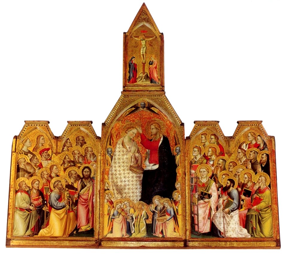 Giovanni del Biondo - Incoronazione della Vergine - Valdarno