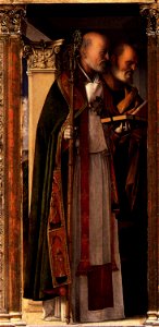 Giovanni Bellini - Frari Triptych (detail) - WGA01716