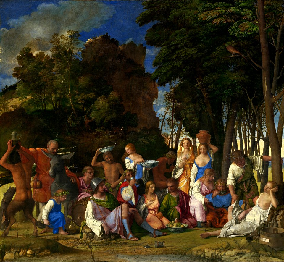 Giovanni Bellini e Tiziano Vecellio - Festino degli dei