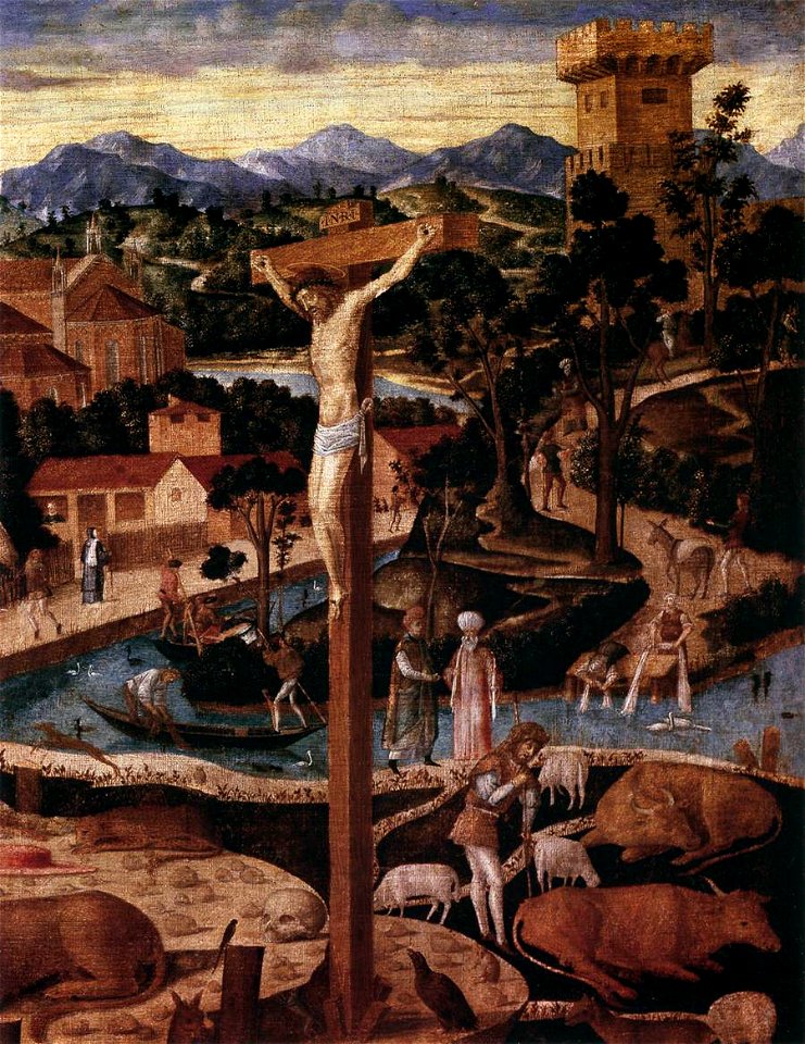 Giovanni di Niccolò Mansueti - St Jerome in the Desert (detail) - WGA13941