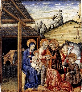 Giovanni di paolo, Adoration of the Magi