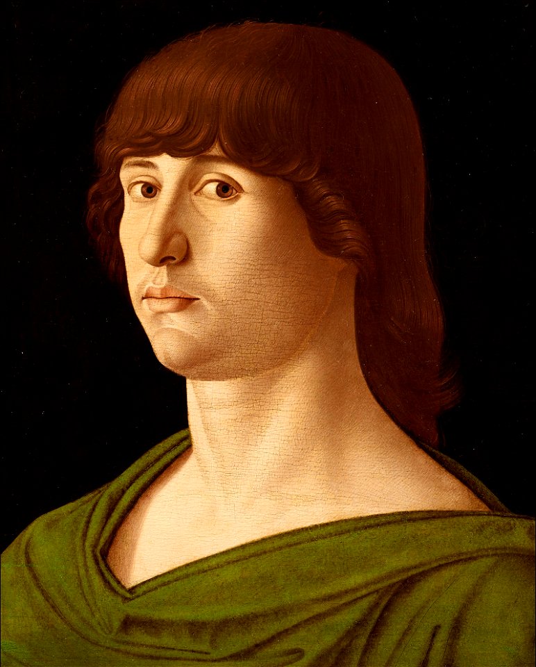 Giovanni Bellini, Ritratto di giovane, 1470. Bergamo, Accademia Carrara