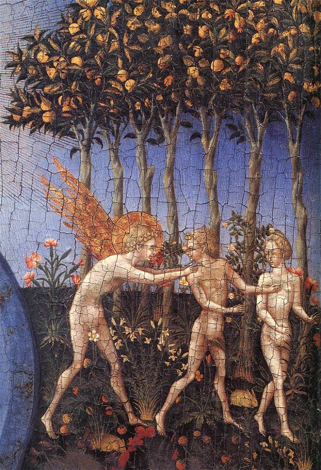 Giovanni di paolo, Creation and the Expulsion from the Paradise 02