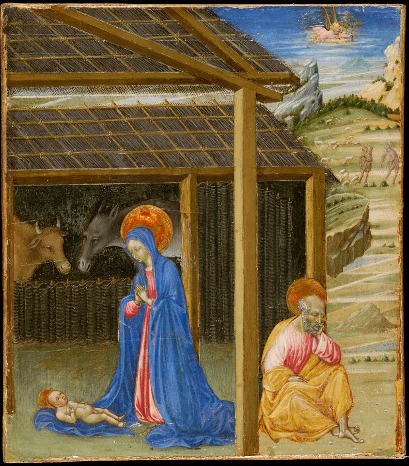 Giovanni di Paolo - The Nativity (Fogg Art Museum, 1943.112)