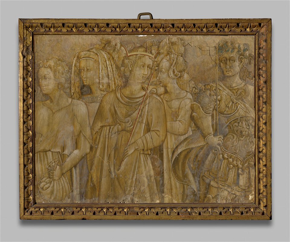 Giovanni di Paolo - Triumph of Love (^) - 1926.9 - Yale University Art Gallery