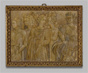 Giovanni di Paolo - Triumph of Love (^) - 1926.9 - Yale University Art Gallery