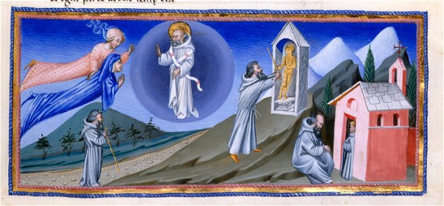 Giovanni di paolo, paradiso 40 san benedetto