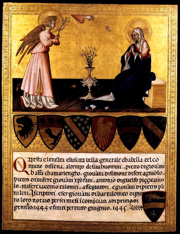 Giovanni di paolo, Annunciation