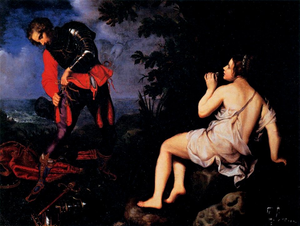 Giovanni Biliverti - Angelica Hides from Ruggiero - WGA2192