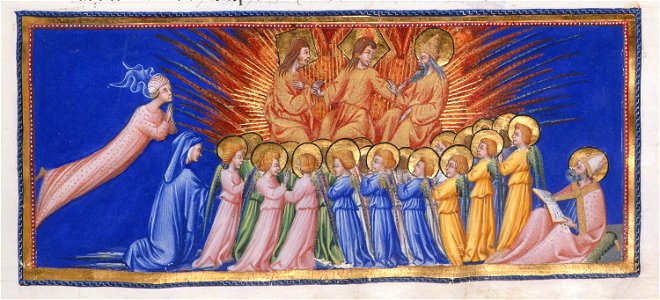 Giovanni di paolo, paradiso 52 ordini angelici