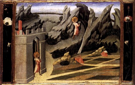 Giovanni di paolo, St John the Baptist Goes into the Wilderness