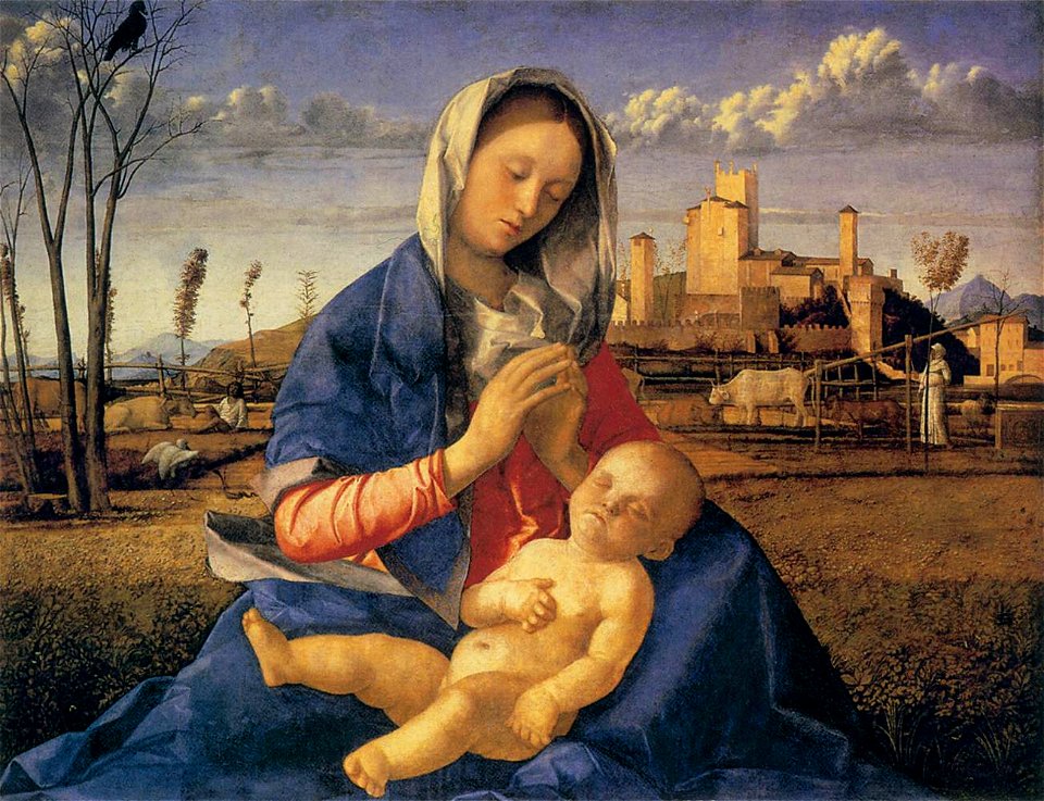 Giovanni Bellini - Madonna of the Meadow (Madonna del Prato) - WGA01755